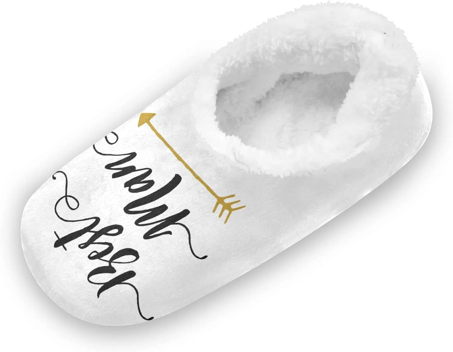 DOMIKING Groom Wedding Bride Slippers Bridesmaid Bridal Bed Slippers for Unisex Women Men M