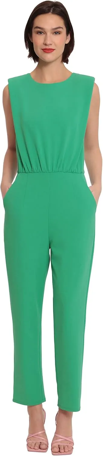 Donna Morgan womens Sleek Style Jumpsuit Office Workwear Event Guest of