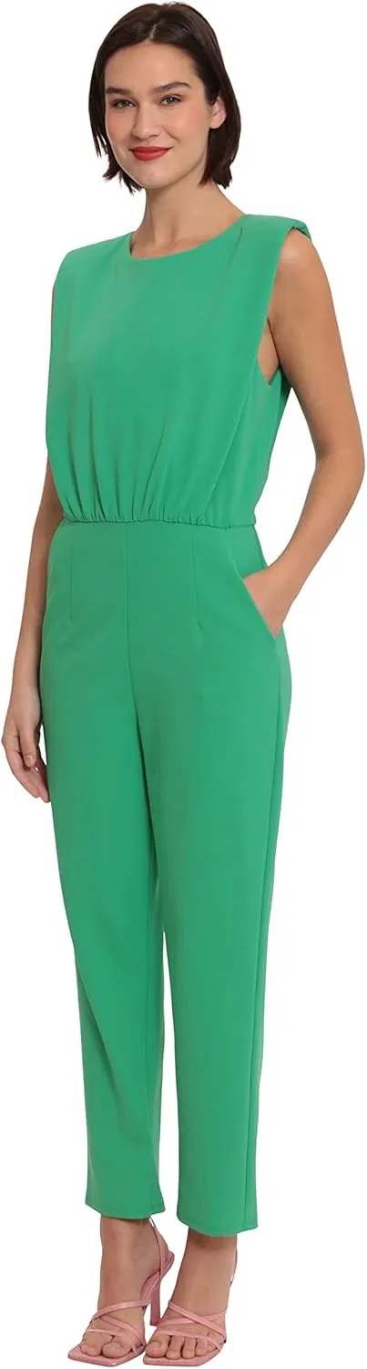 Donna Morgan womens Sleek Style Jumpsuit Office Workwear Event Guest of