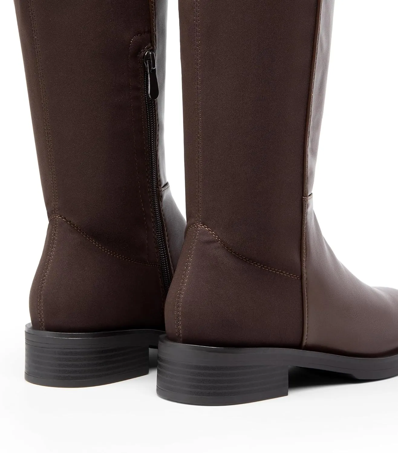 DREAM PAIRS Women's Knee High Boots, Comfortable Thigh High Daily Low Flat Heel Boots, SDOB2409W