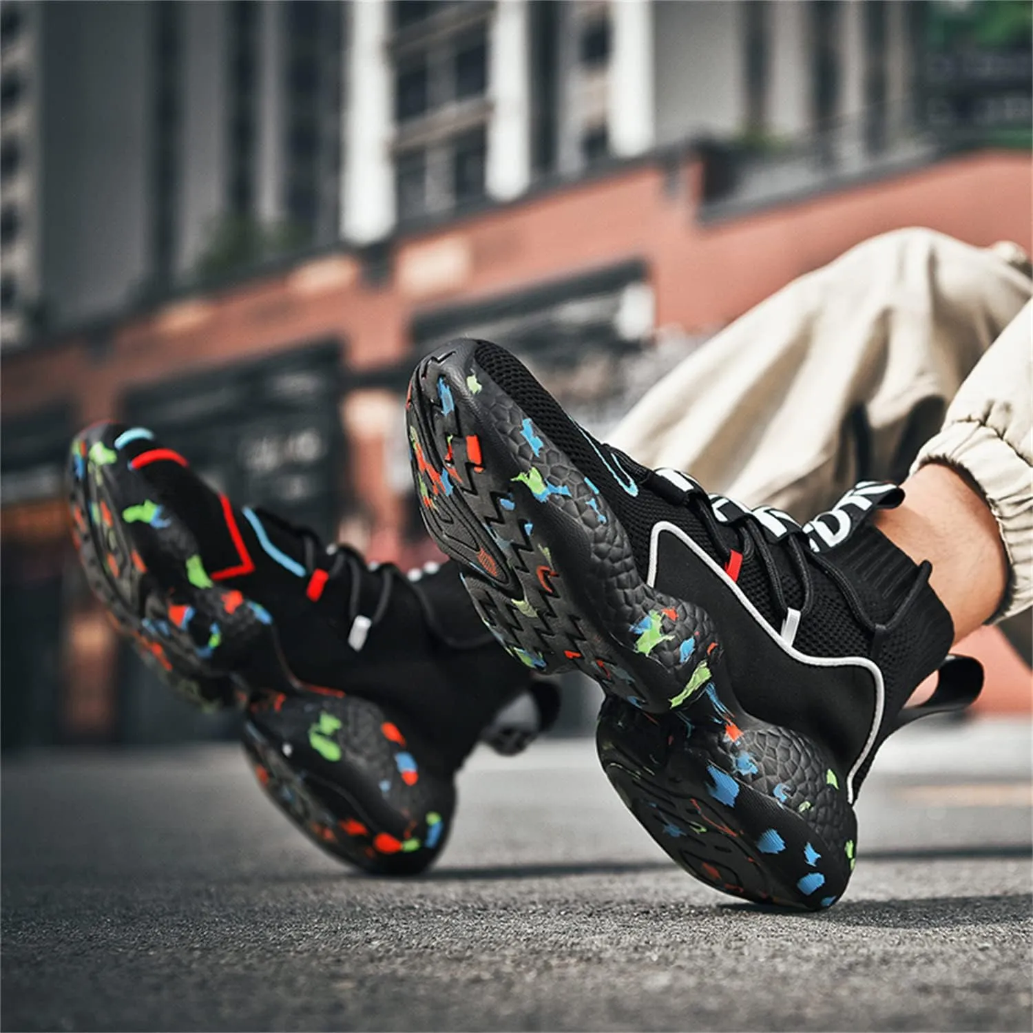 DRESER Couple Shoes High top Men's Socks Shoes Running Light Breathable Casual Women's Sports Shoes Fashion Sports Shoes Climbing Shoes