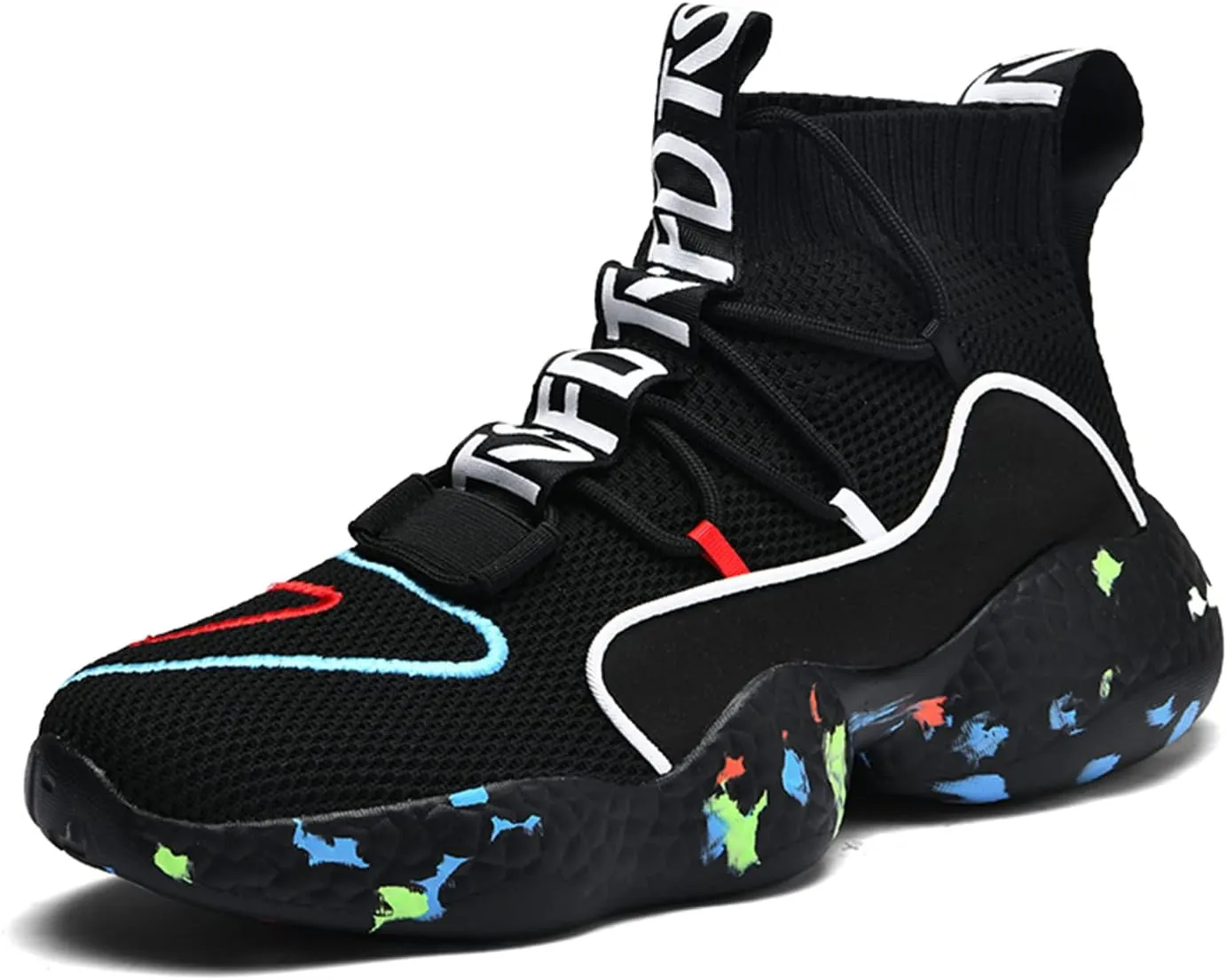 DRESER Couple Shoes High top Men's Socks Shoes Running Light Breathable Casual Women's Sports Shoes Fashion Sports Shoes Climbing Shoes