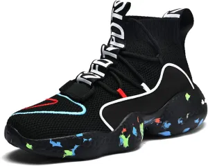 DRESER Couple Shoes High top Men's Socks Shoes Running Light Breathable Casual Women's Sports Shoes Fashion Sports Shoes Climbing Shoes