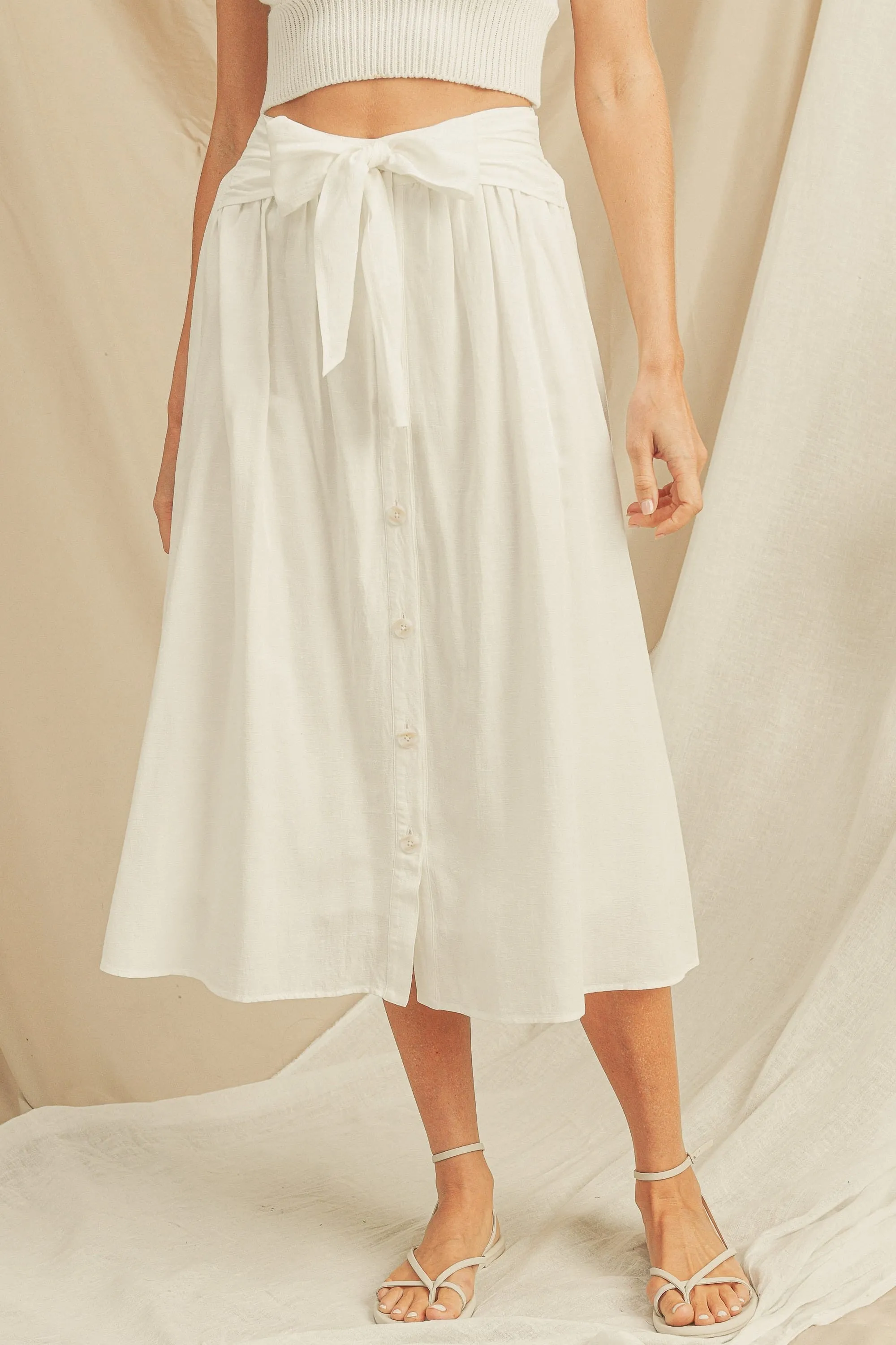 Easy Elegance Tie Skirt