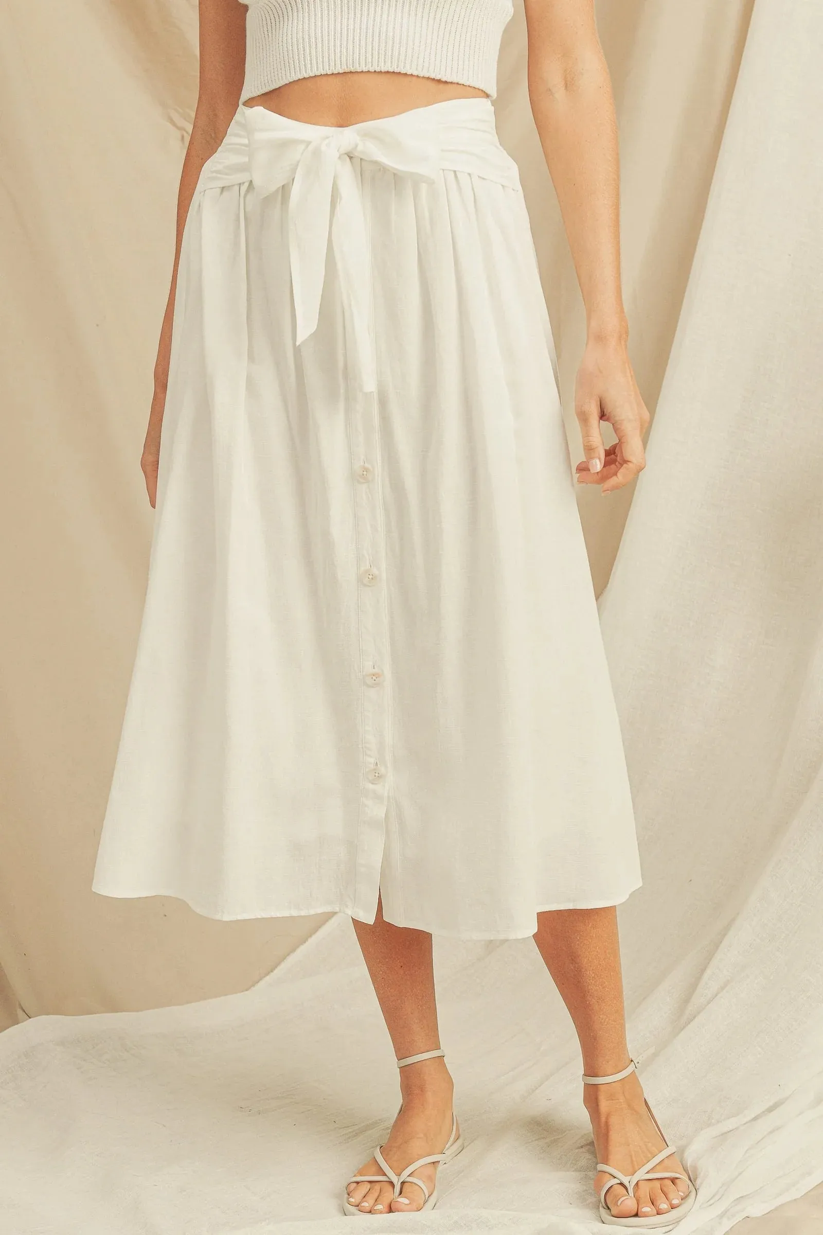Easy Elegance Tie Skirt