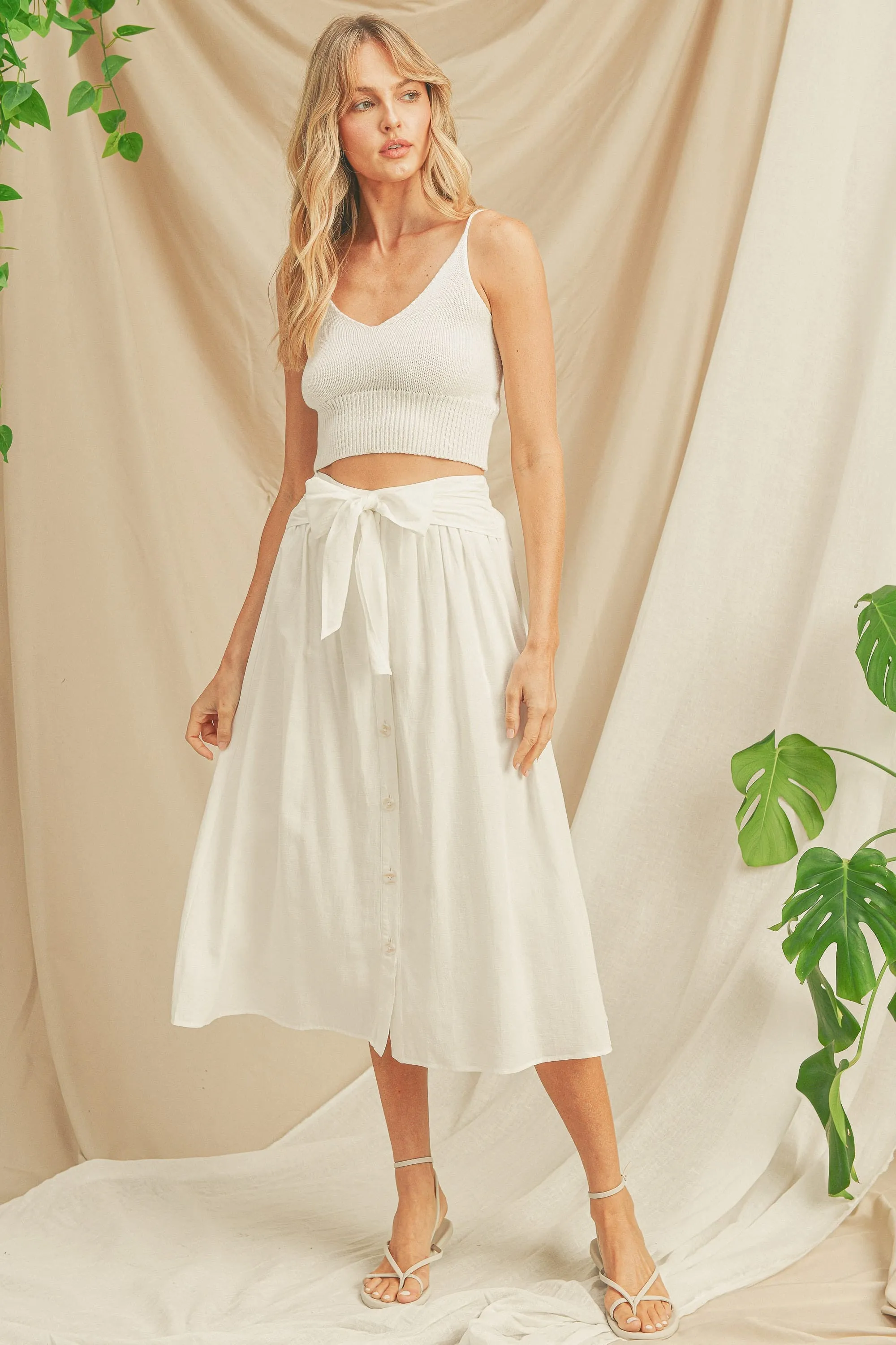 Easy Elegance Tie Skirt