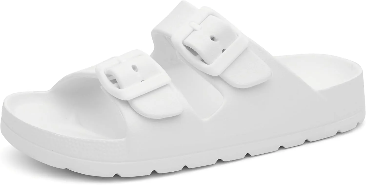 EasyStar Boys and Girls Adjustable Strap EVA Slipper Sandal