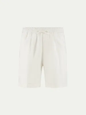 Ecru Linen Seaside Shorts