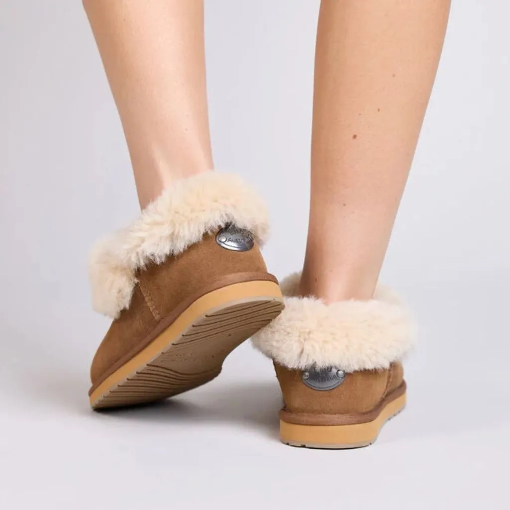 Emu Australia - Platinum Mintaro - Chestnut Slipper
