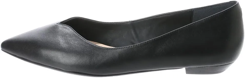 Enchanted 17205 Flat Genuine Leather V-Cut Flat Shoes