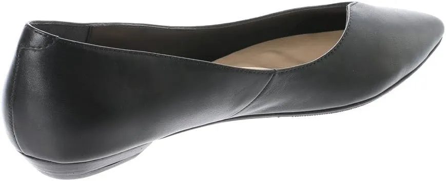 Enchanted 17205 Flat Genuine Leather V-Cut Flat Shoes