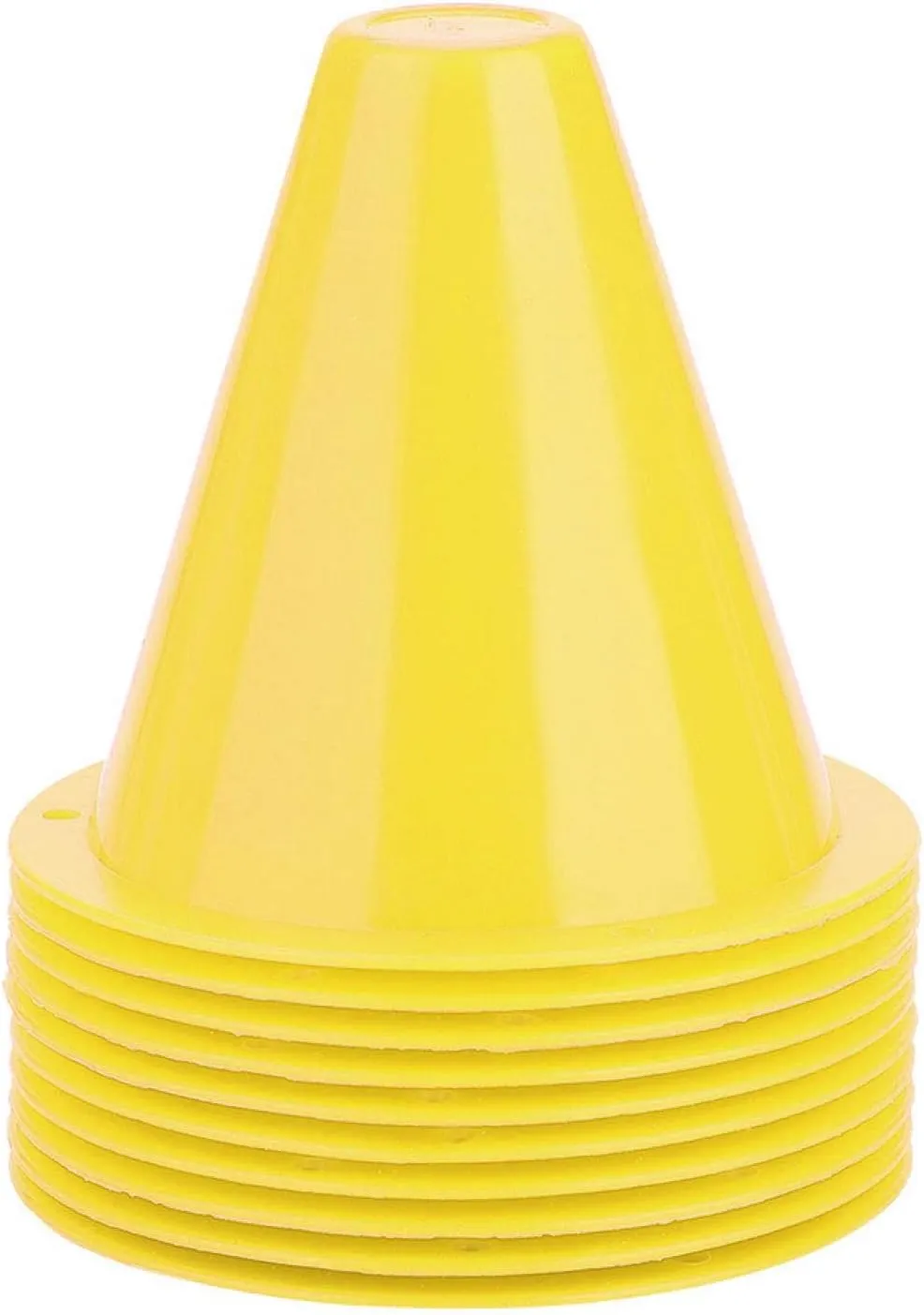 Estink Soccer Marking Cones, 10pcs PE Soccer Marking disks, Traffic Cones, Marking Cones for Children's Soccer, Soccer, Equestrian Sports, 8.5 x 8.5 cm