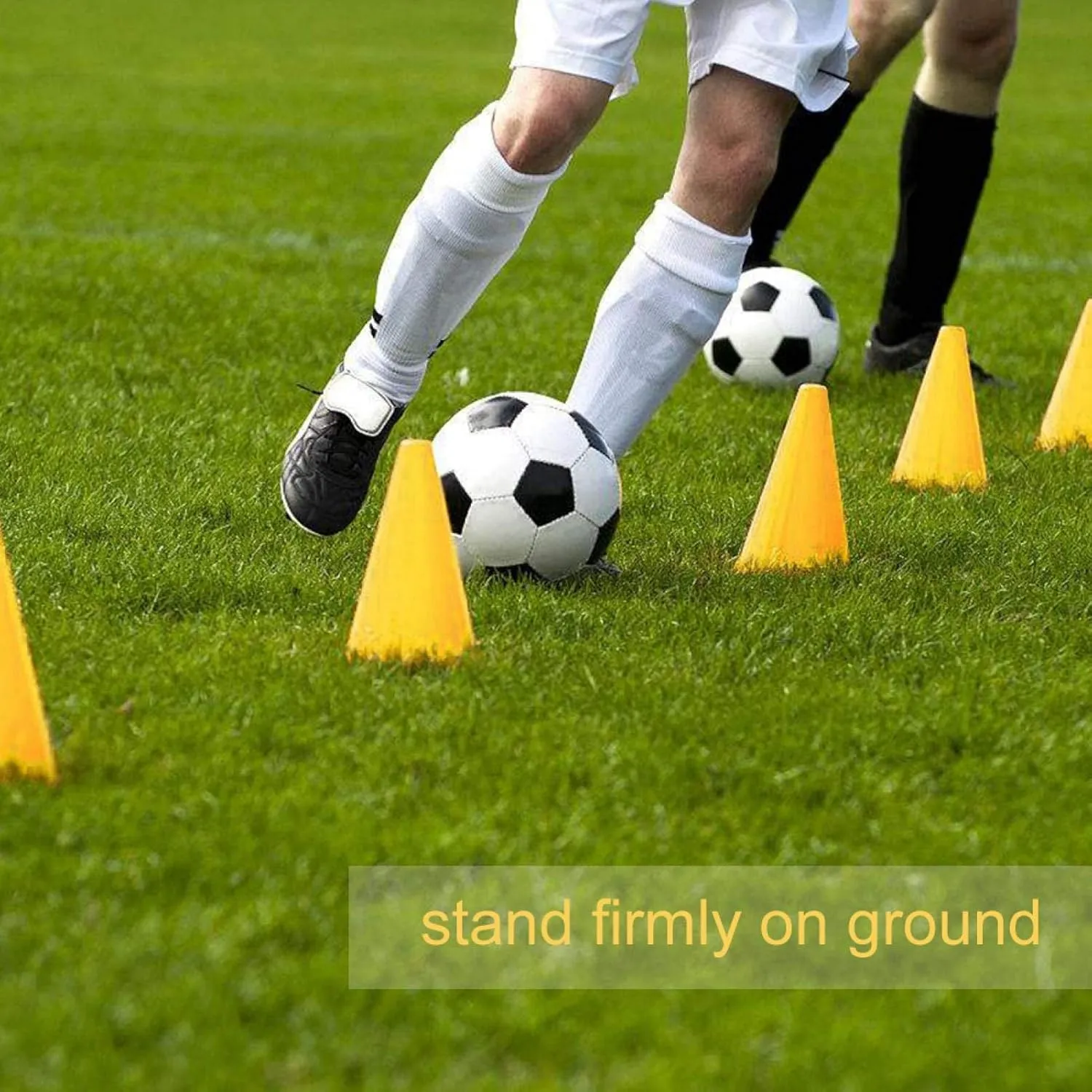Estink Soccer Marking Cones, 10pcs PE Soccer Marking disks, Traffic Cones, Marking Cones for Children's Soccer, Soccer, Equestrian Sports, 8.5 x 8.5 cm