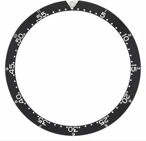 Ewatchparts Bezel Insert Compatible With Wittnauer Professional Chronograph Reference 7004A Watch With Pearl Flat
