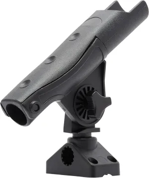 Extreme Max 3006.8624 Easy-Retrieve Fishing Rod Holder with Rotating Fixed Mount