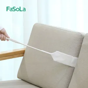 FaSoLa Extendable Detachable Flat Duster - Beige, 65*7cm, Pack of 10