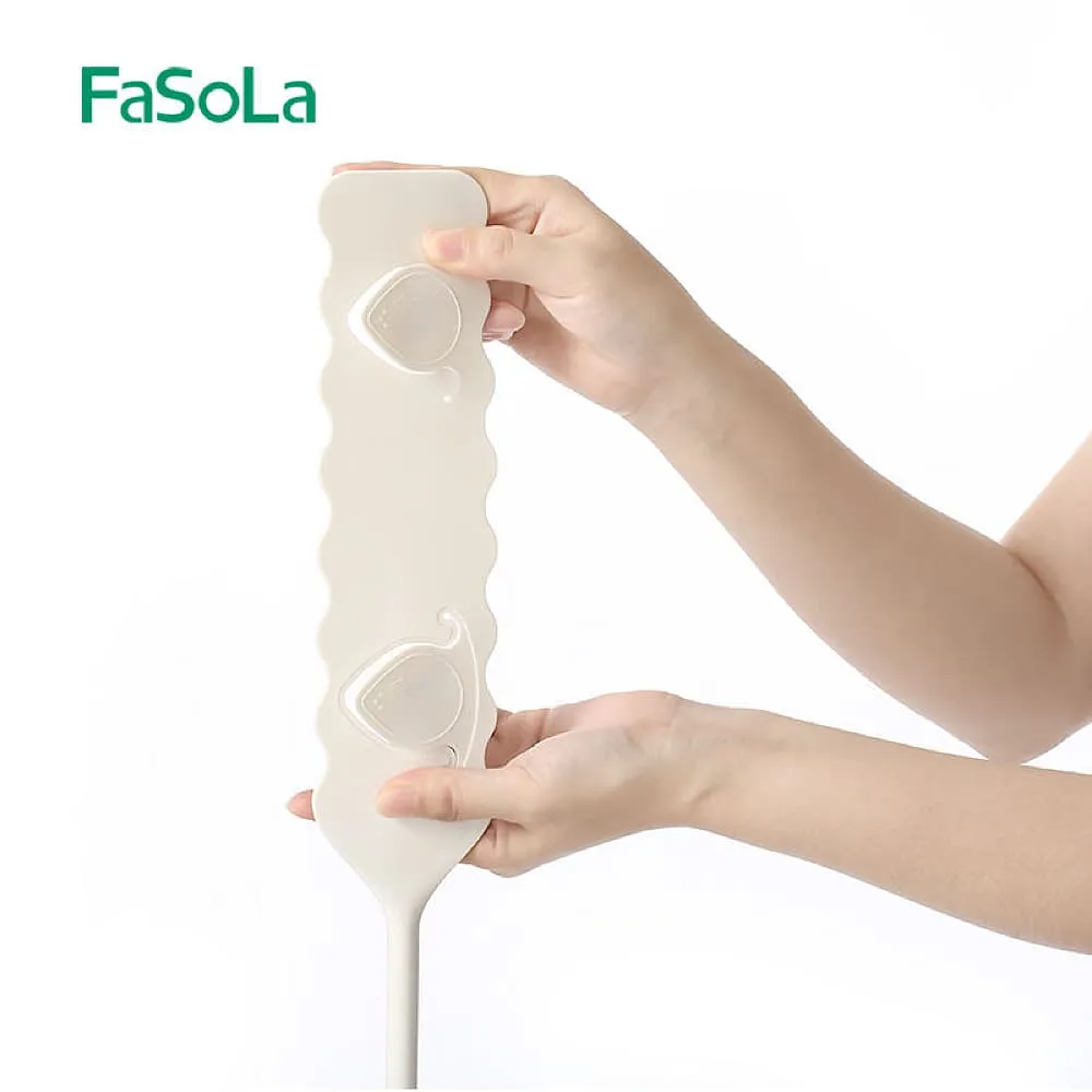 FaSoLa Extendable Detachable Flat Duster - Beige, 65*7cm, Pack of 10