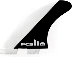 FCS II Mick Fanning Tri Fin Set Black/White Medium