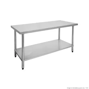 FED 1200-7-WB Economic 304 Grade Stainless Steel Table 1200x700x900