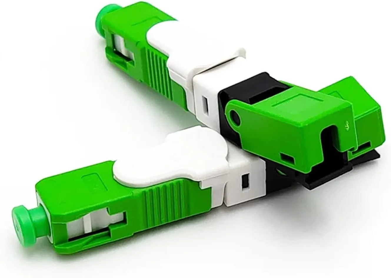 Fiber Optic Fast Connector Embedded SC 50PCS Field Assembly Optical Connector SC APC FTTH Fiber Fast Connector