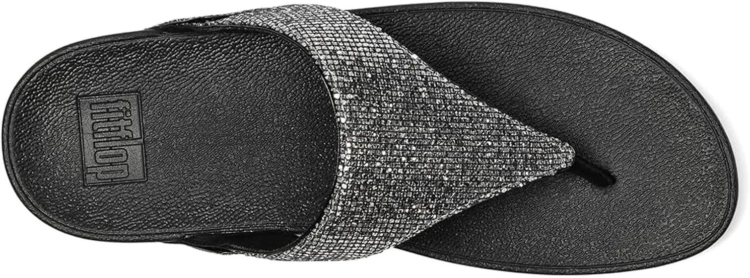 FitFlop Women's, Lulu Glitter Thong Sandal