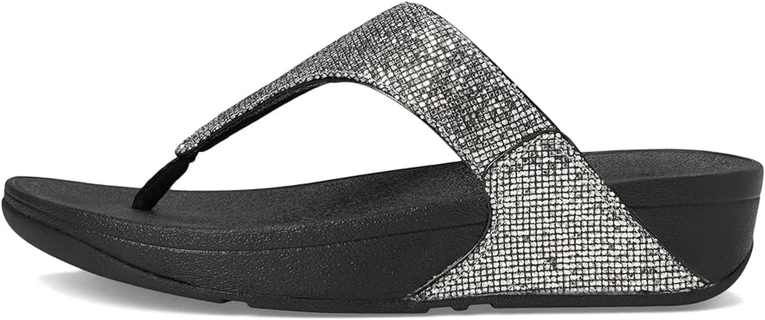 FitFlop Women's, Lulu Glitter Thong Sandal