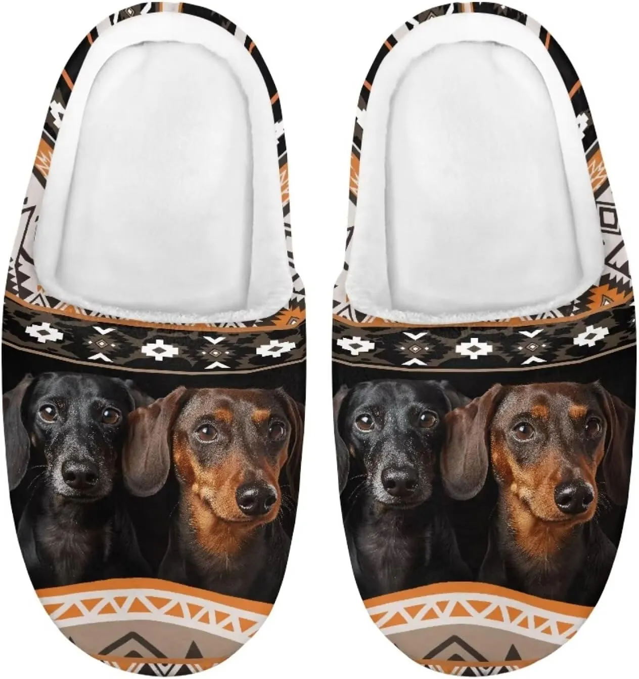 Flannel Slippers for Kids, Closed Toe Fluffy Slippers for Winter, Comfy Soft Home Slippers for Walking