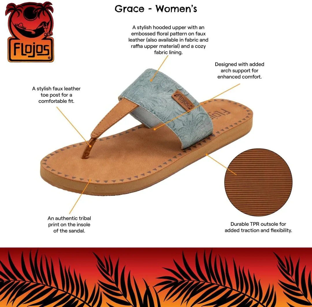 Flojos Women's Grace Flat Sandal