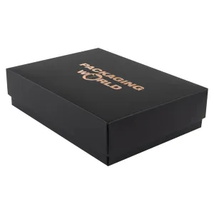 Foil Branded A6 Easy Fold Matt Laminated Self Assembly Gift Box