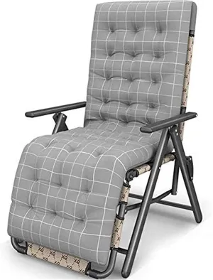 Folding Reclining Lounge Chair, 10-Position Adjustable Deck Chair, Portable & Ultralight for Beach, Pool, Garden, Outdoor, 330 lbs Capacity