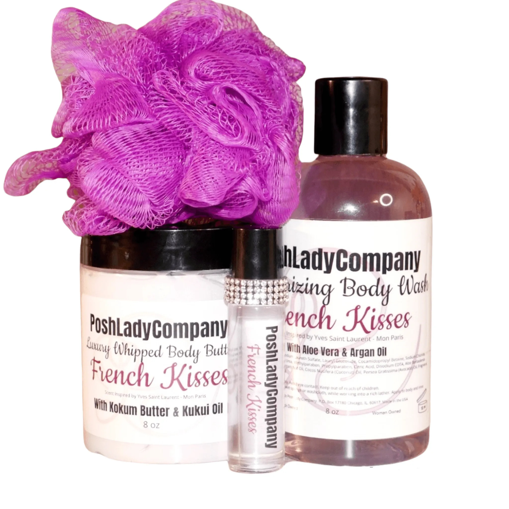 French Kisses- 5 pc Bath & Body Gift Set