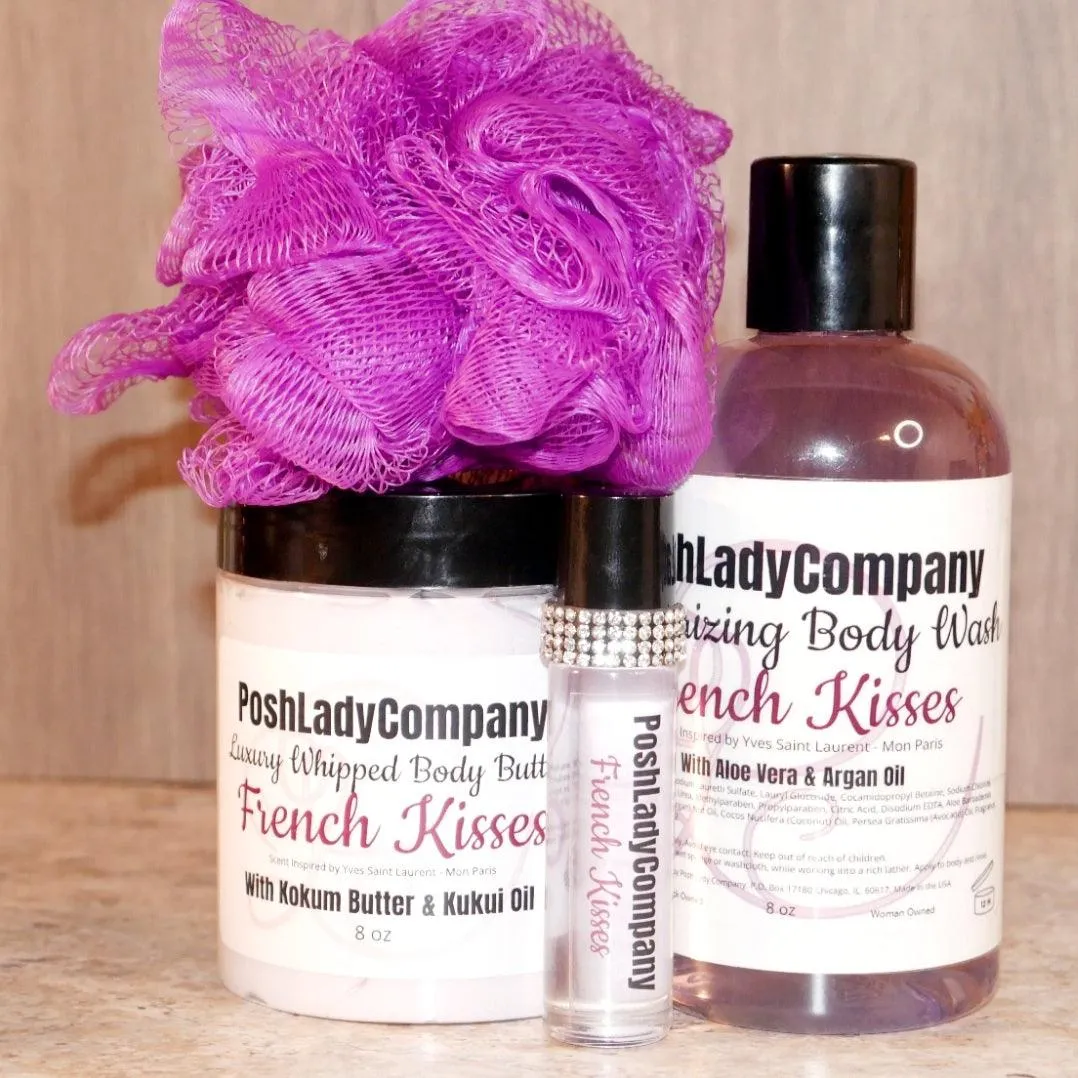 French Kisses- 5 pc Bath & Body Gift Set