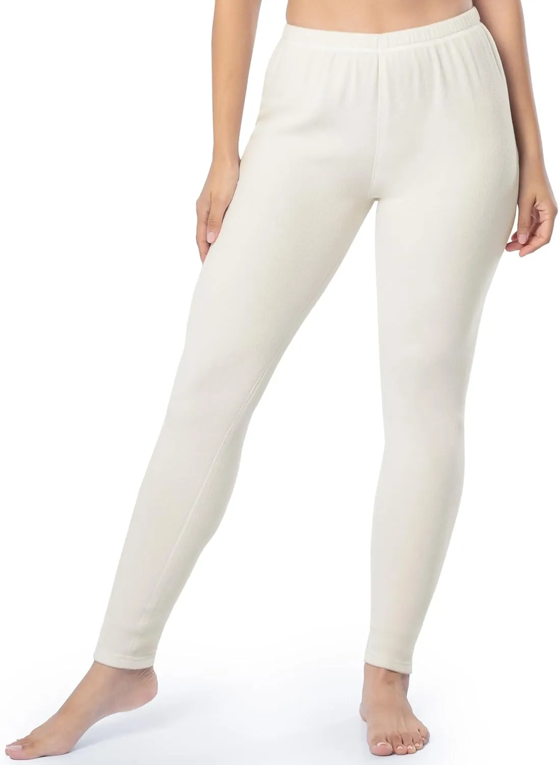 Fruit of the Loom Women's Stretch Fleece Lined Thermal Long Johns Underwear Set
