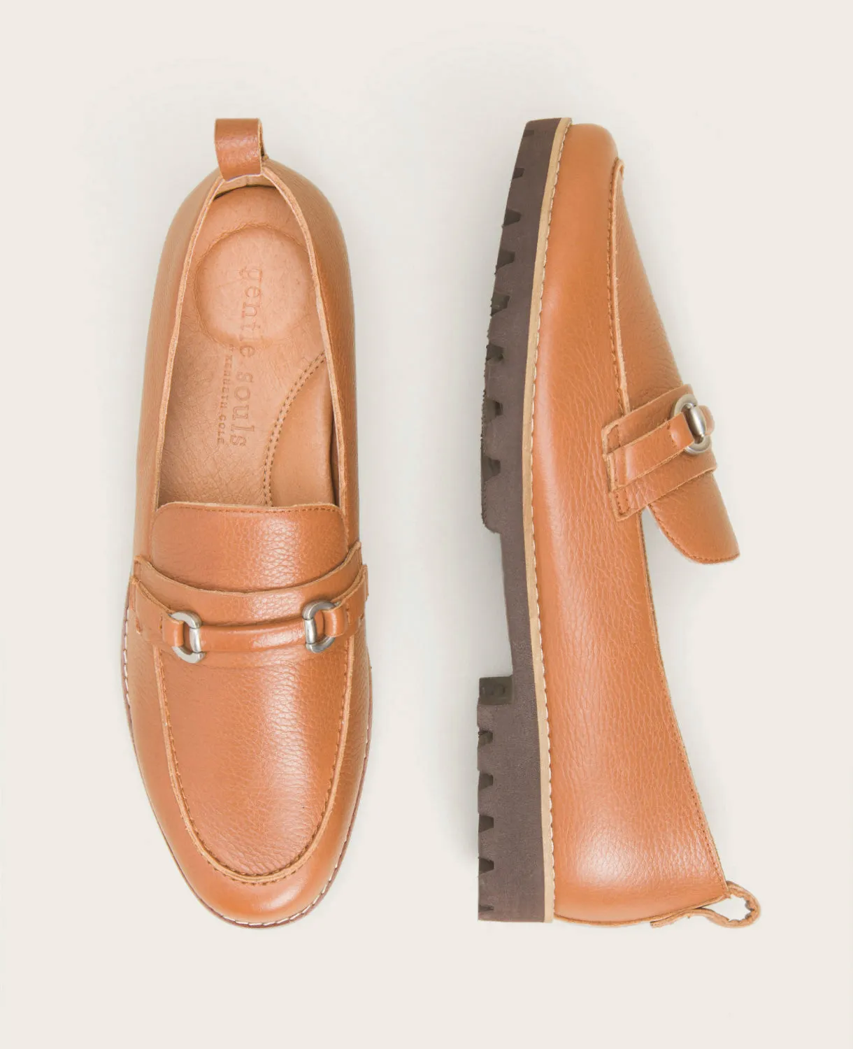 GENTLE SOULS - Eugene Leather Lug Bit Loafer
