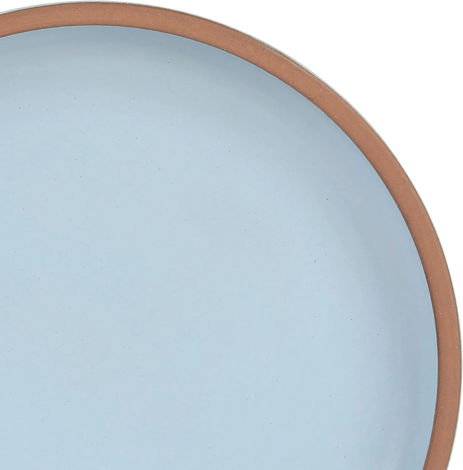 Gibson Elite Lagos 16 Piece Double Bowl Dinnerware Set, Light Blue, Service for 4 (16pcs)