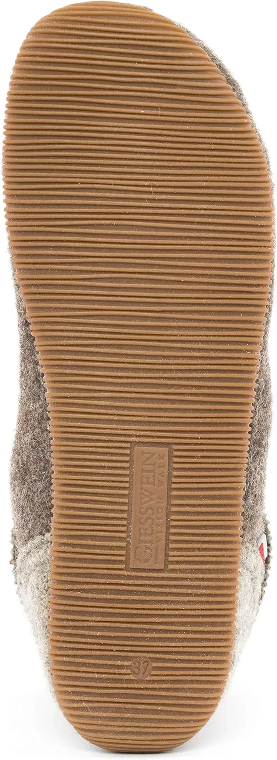 GIESSWEIN Wildpoldsried – Unisex Hüttenschuhe, Warme Pantoffeln, Feste Sohle, Hoher Hausschuh, Filz, Damen & Herren‌