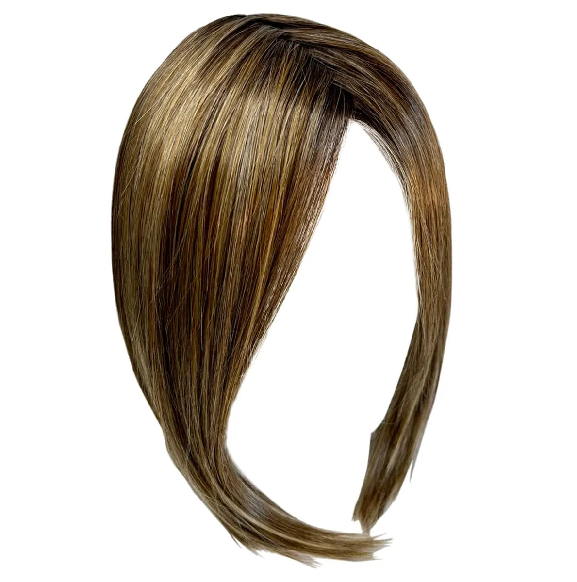 Glam Era Shoulder-Length Bob Wig, Sleek and Trendy With Center Part, Average Cap - GF11-25SS Honey Pecan