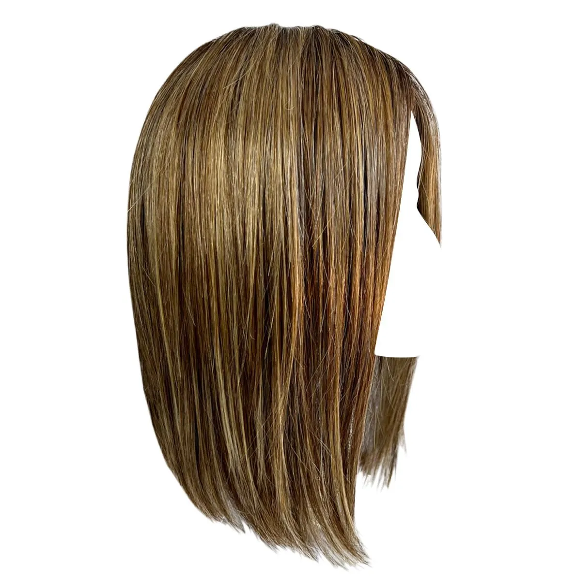 Glam Era Shoulder-Length Bob Wig, Sleek and Trendy With Center Part, Average Cap - GF11-25SS Honey Pecan