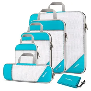 Gonex Compression Packing Cubes Mesh Organizers