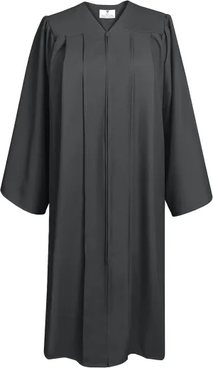 GradPlaza Matte Choir Robe for Church Baptism Officiant Confirmation Costume,Graduation Gown for School,Judge Pastor Robes