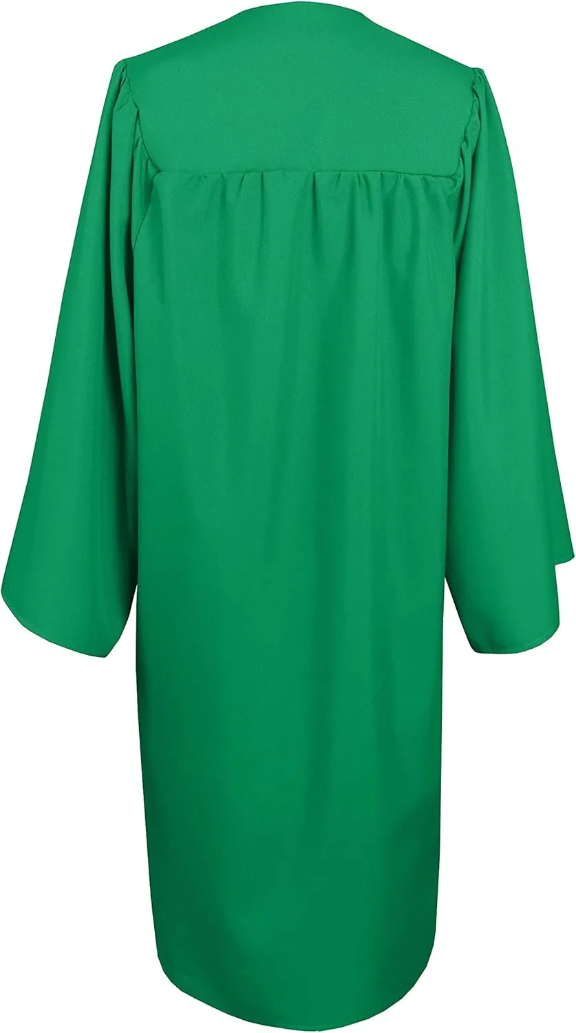 GradPlaza Matte Choir Robe for Church Baptism Officiant Confirmation Costume,Graduation Gown for School,Judge Pastor Robes