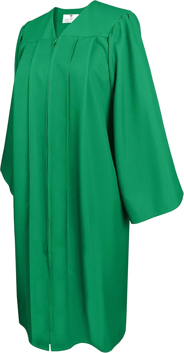 GradPlaza Matte Choir Robe for Church Baptism Officiant Confirmation Costume,Graduation Gown for School,Judge Pastor Robes