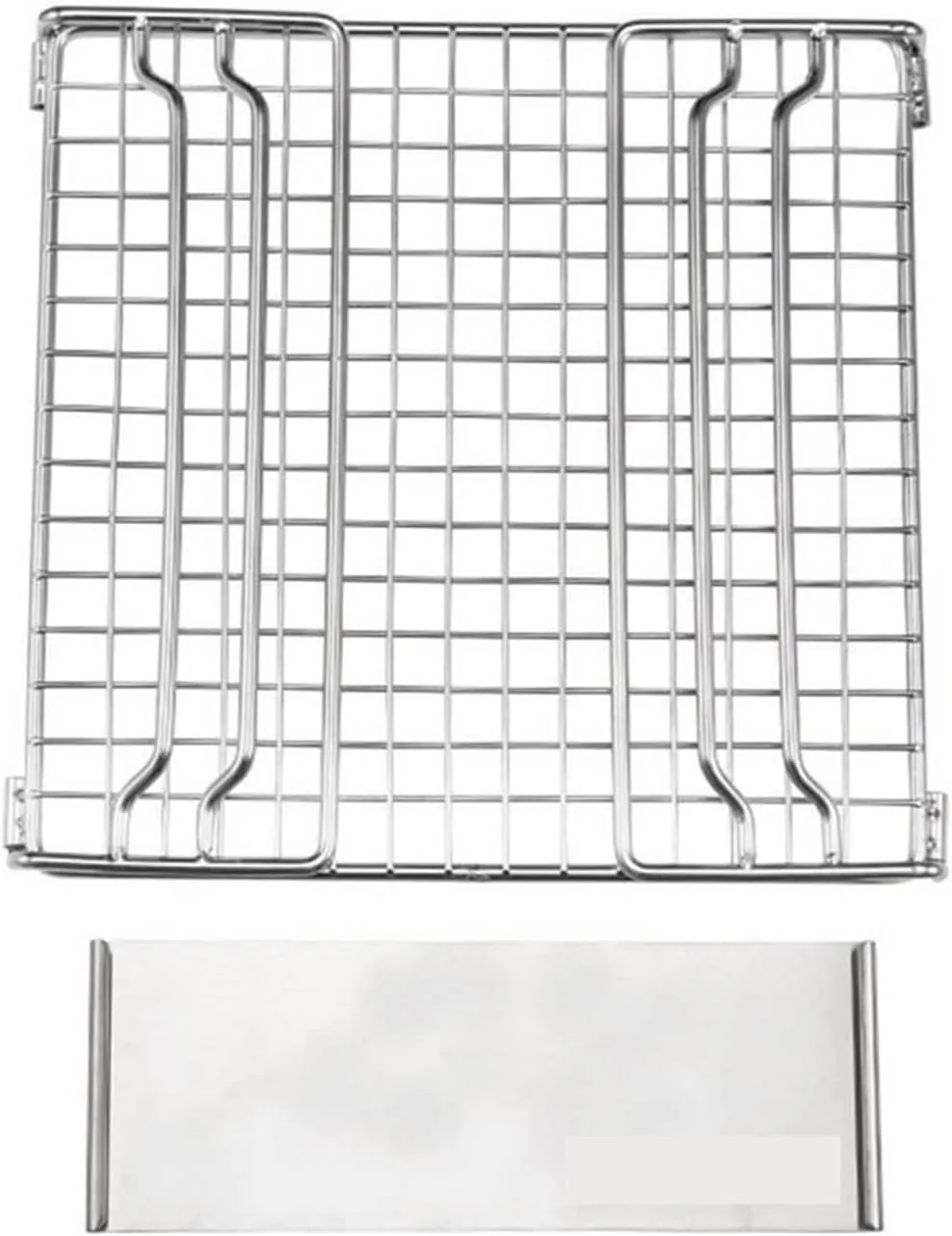 Grills 2pcs Foldable Small Camping Stove, Stainless Steel Grill, Wood-Burning Stove.
