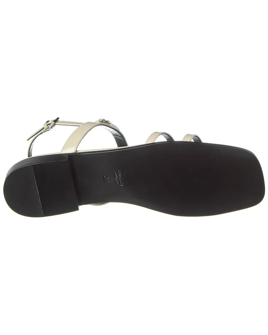 Gucci Slim Horsebit Leather Sandal
