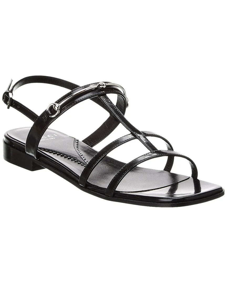 Gucci Slim Horsebit Leather Sandal