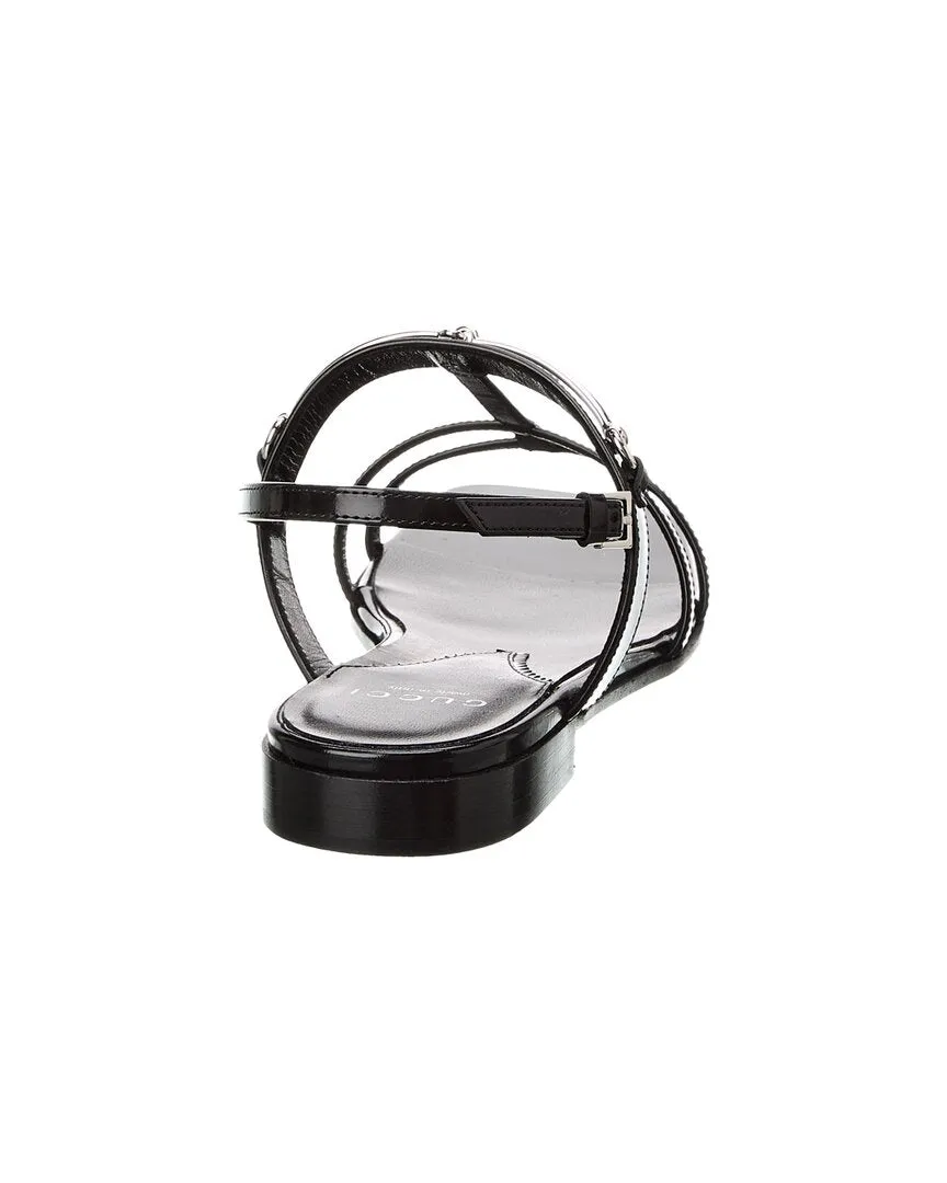 Gucci Slim Horsebit Leather Sandal