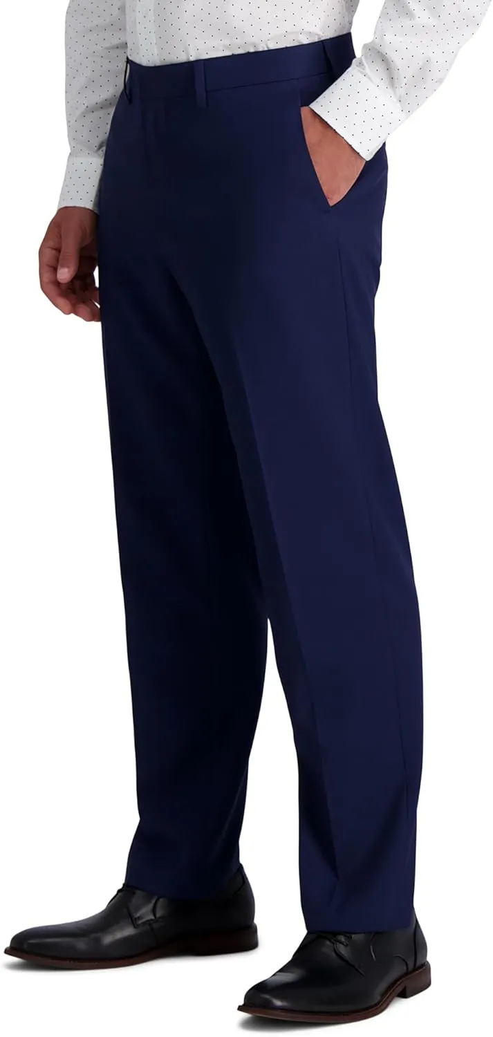 Haggar Men's Premium Comfort Dress Pant-Straight Fit Flat Front (Regular and Big & Tall Sizes)