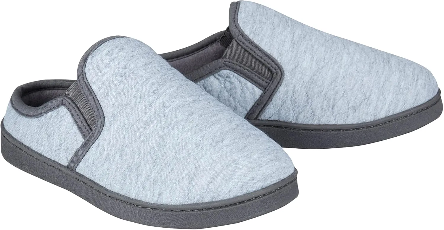 Hanes Women's Soft Waffle Knit Clog Slippers with Indoor/Outdoor Sole