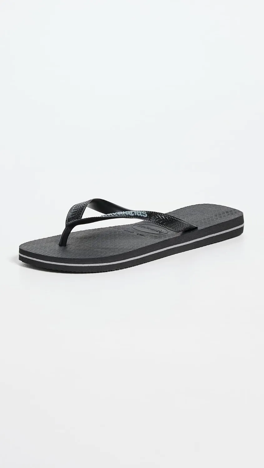 Havaianas Men's Top Rubber Logo Filete Flip Flops
