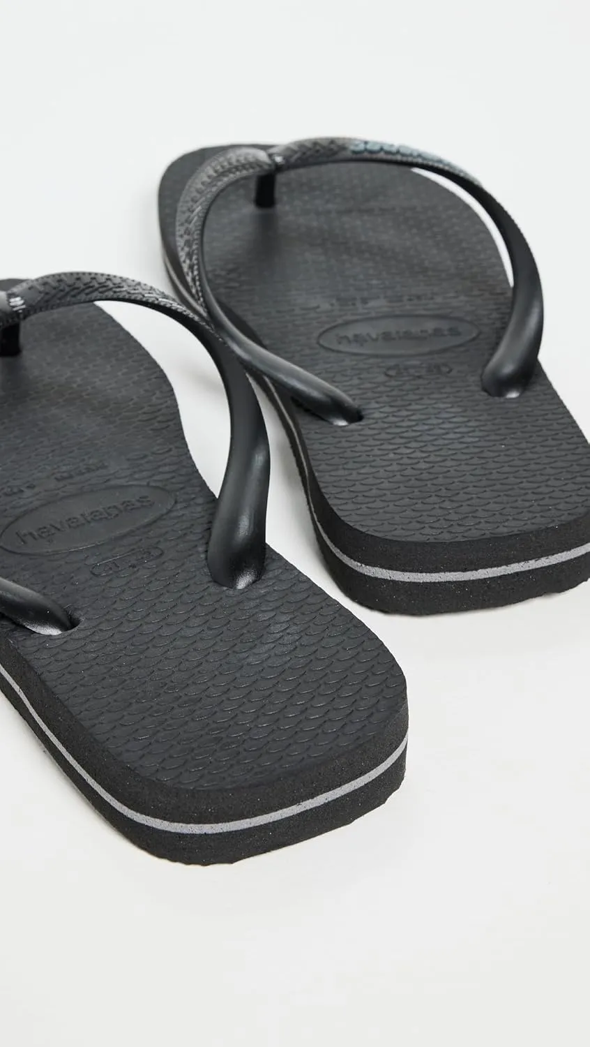 Havaianas Men's Top Rubber Logo Filete Flip Flops